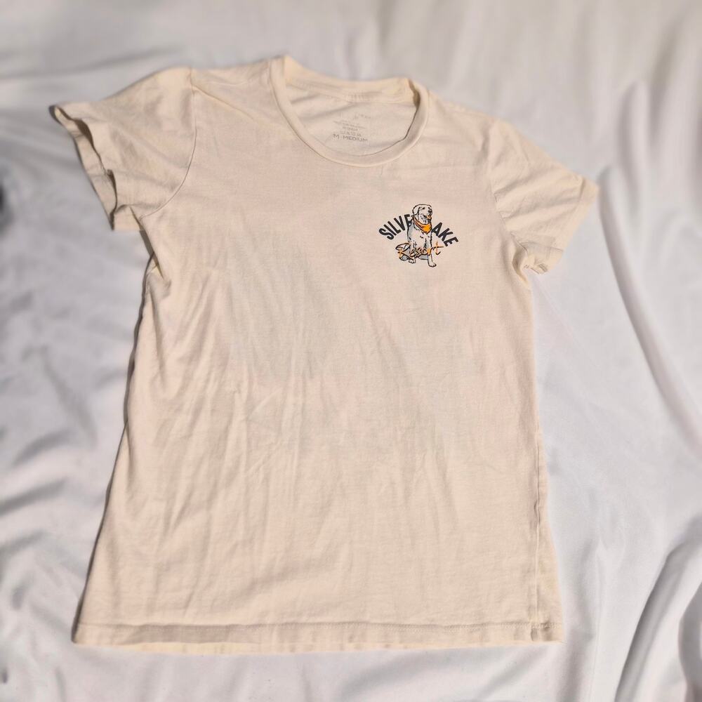 Vintage Style Gorpcore Life is Good Silver Lake Resort Mountain Dog T-Shirt M - Picture 2 of 8
